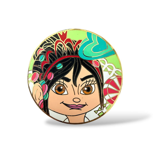 Wreck It Ralph Vanellope Close Up Fantasy Pin
