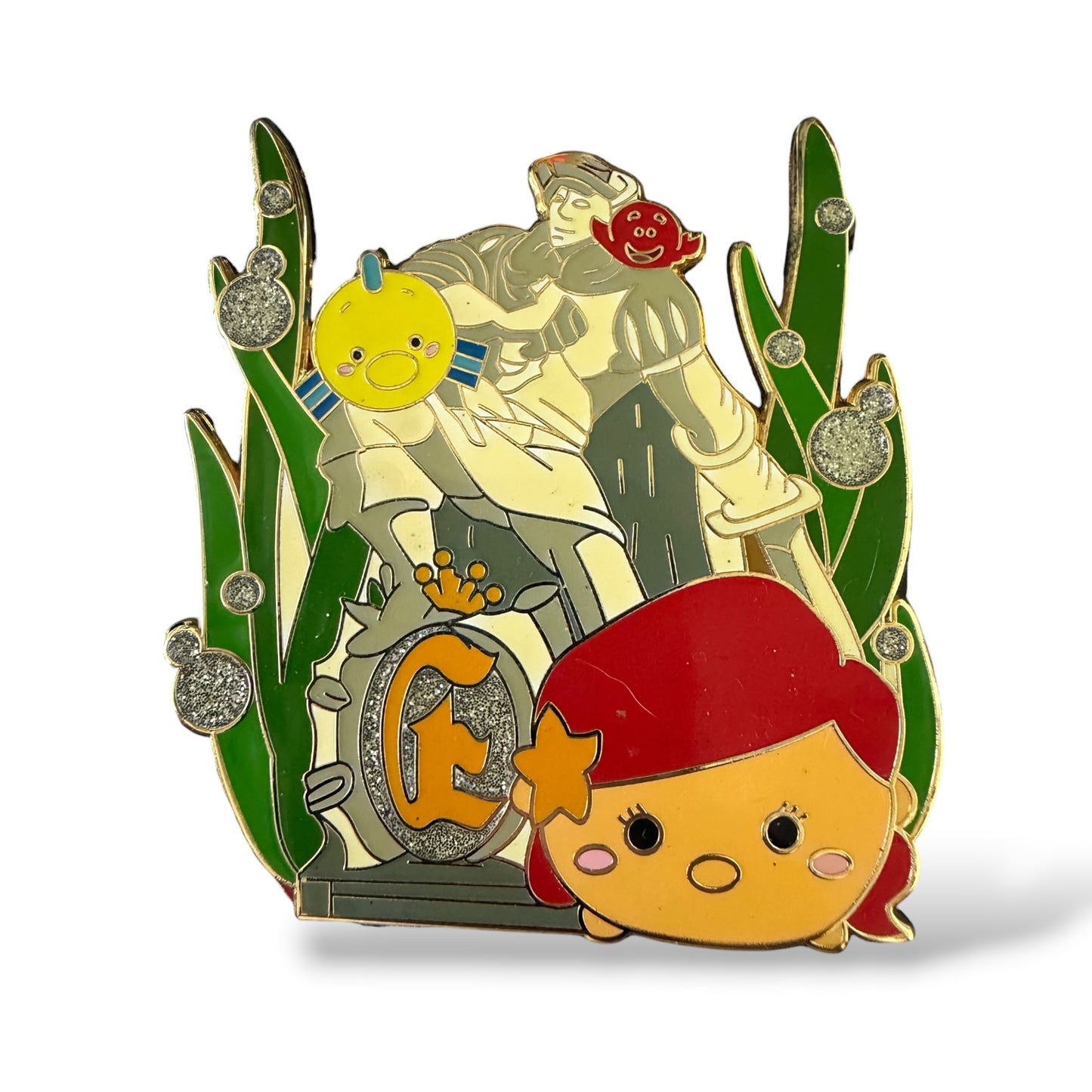 The Little Mermaid Tsum Ariel with Eric Statue Fantasy Pin