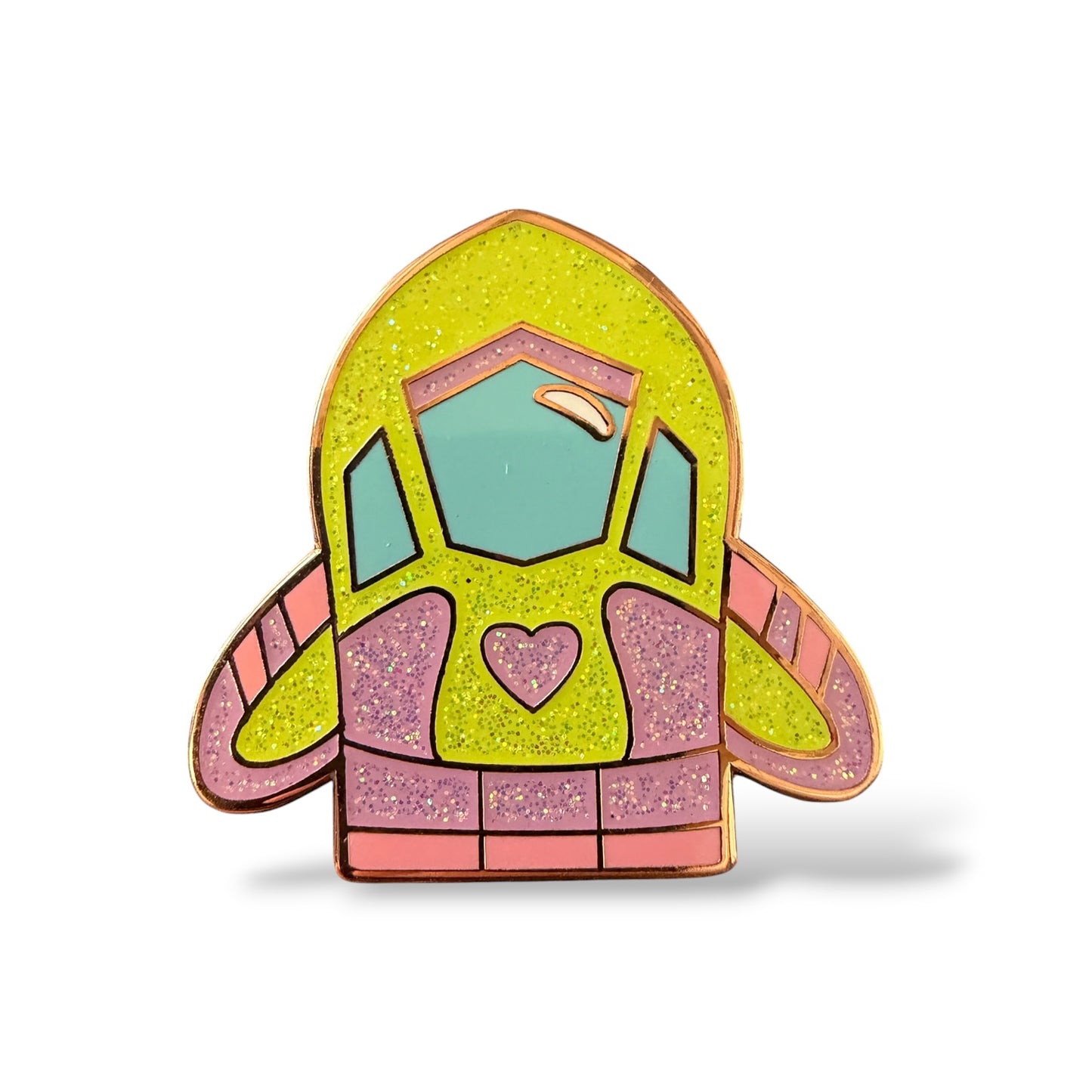 Toy Story Buzz Lightyear Space Ship Glitter Fantasy Pin