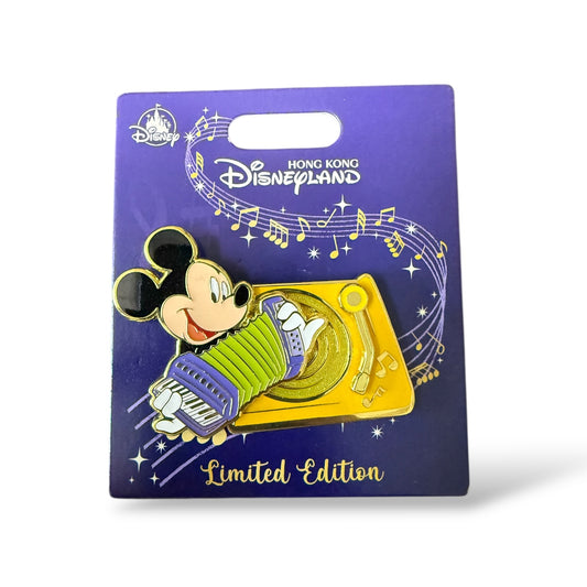 HKDL Vinyl Record Player Series Mickey Pin