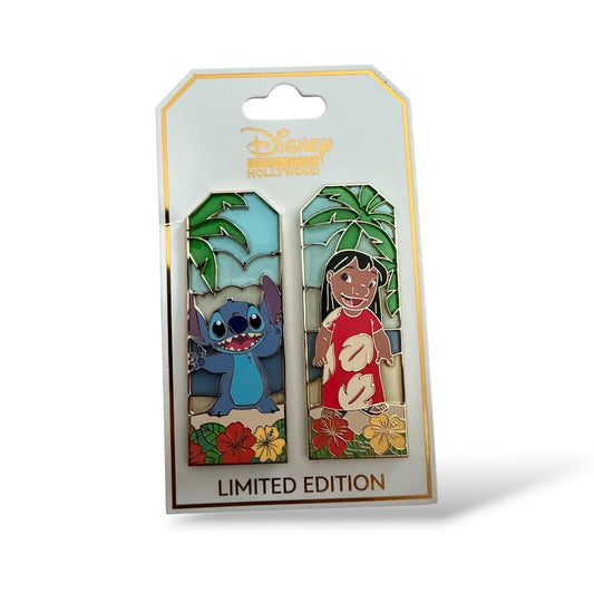 DSSH Duos Lilo & Stitch Stain Glass Pin Set