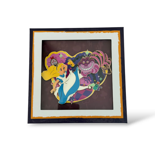 DEC Epic Rivals Alice and Cheshire Cat Jumbo Pin