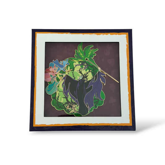 DEC Epic Rivals Maleficent with Three Good Fairies Jumbo Pin