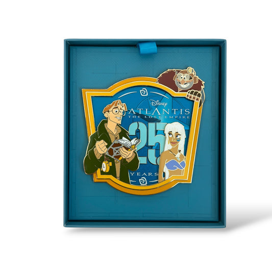 Disney Store Beyond The Magic Atlantis 25th Anniversary Jumbo Pin