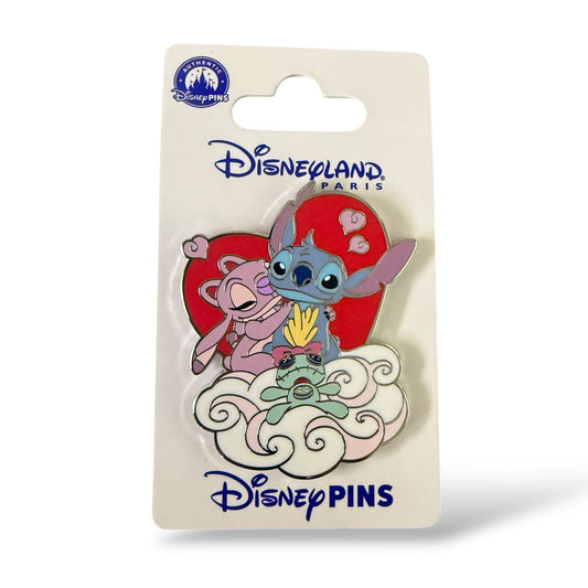 DLRP Couples in Love Valentine's Day 2026 Stitch and Angel Pin