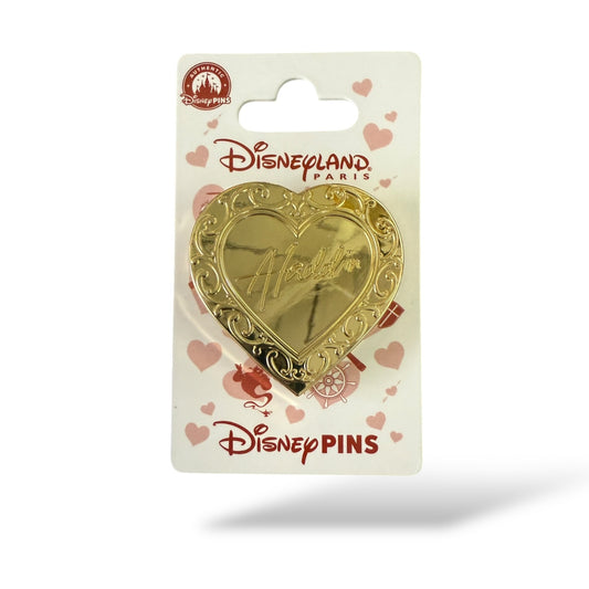 DLRP Heart-Shaped Prince Lockets Aladdin Hinge Pin