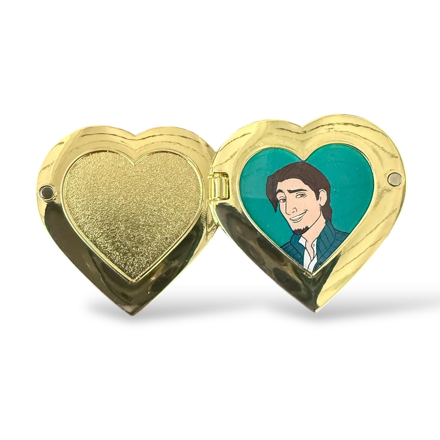 DLRP Heart-Shaped Prince Lockets Flynn Hinge Pin