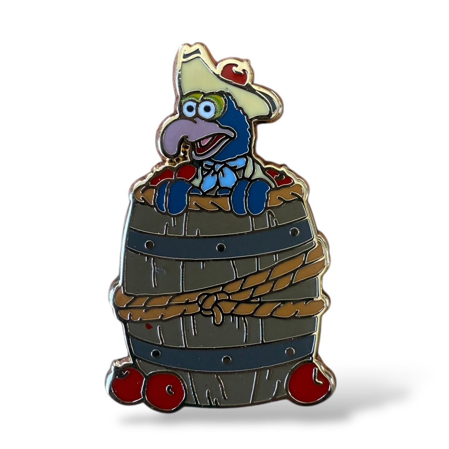 WDI Muppet Treasure Island 30th Anniversary Mystery Gonzo In an Apple Barrel Pin