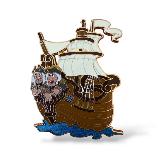 WDI Muppet Treasure Island 30th Anniversary Display Map with Starter Pin Set