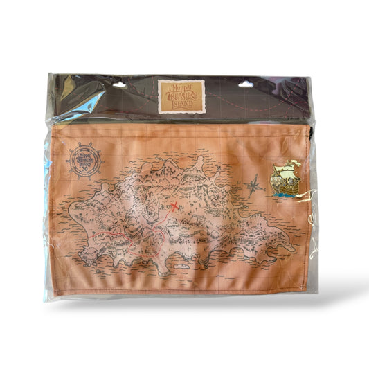 WDI Muppet Treasure Island 30th Anniversary Display Map with Starter Pin Set
