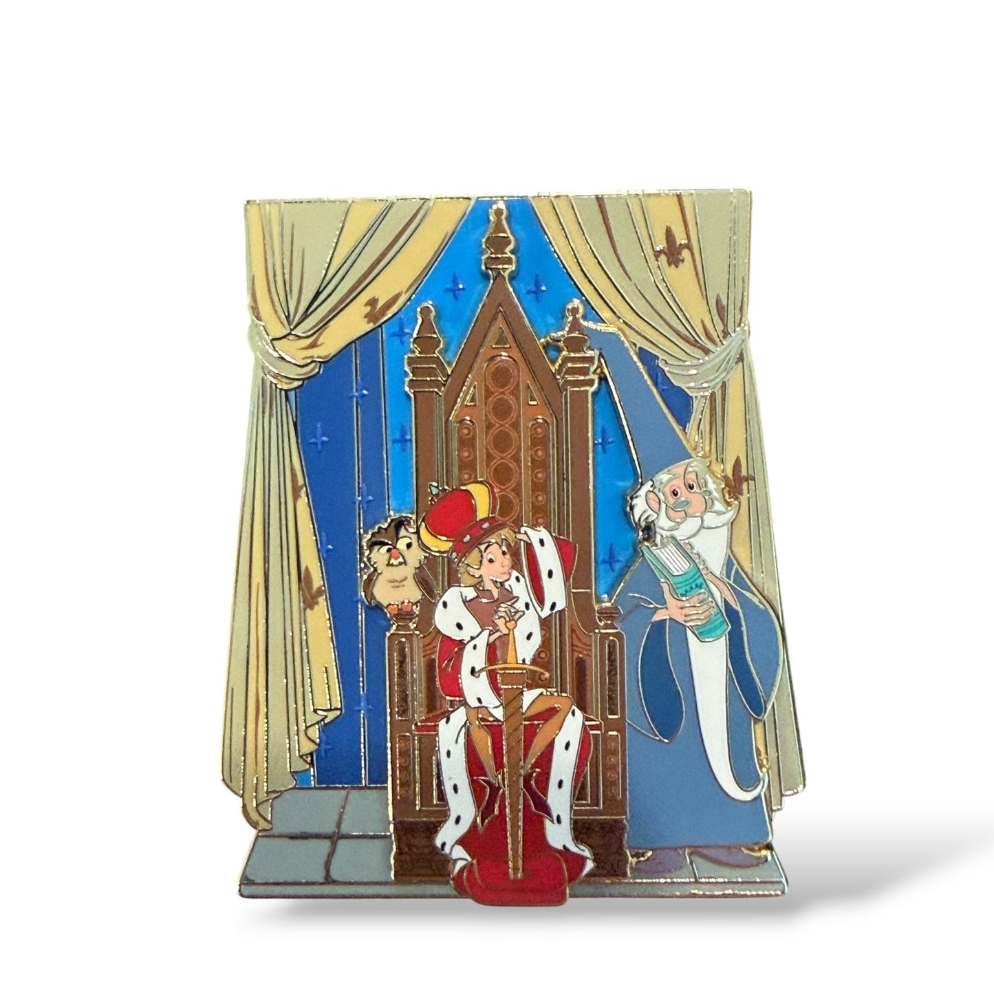 DEC Royal Chambers Sword in The Stone Throne Pin