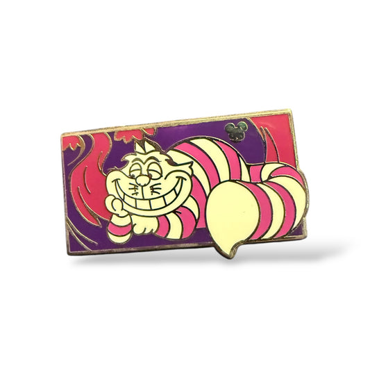 Cast Lanyard Alice in Wonderland Comic Art Cheshire Cat Hidden Mickey Pin
