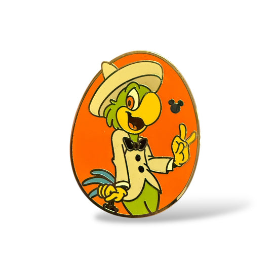 Cast Lanyard Bird Eggs Caballero Jose Carioca Hidden Mickey Pin
