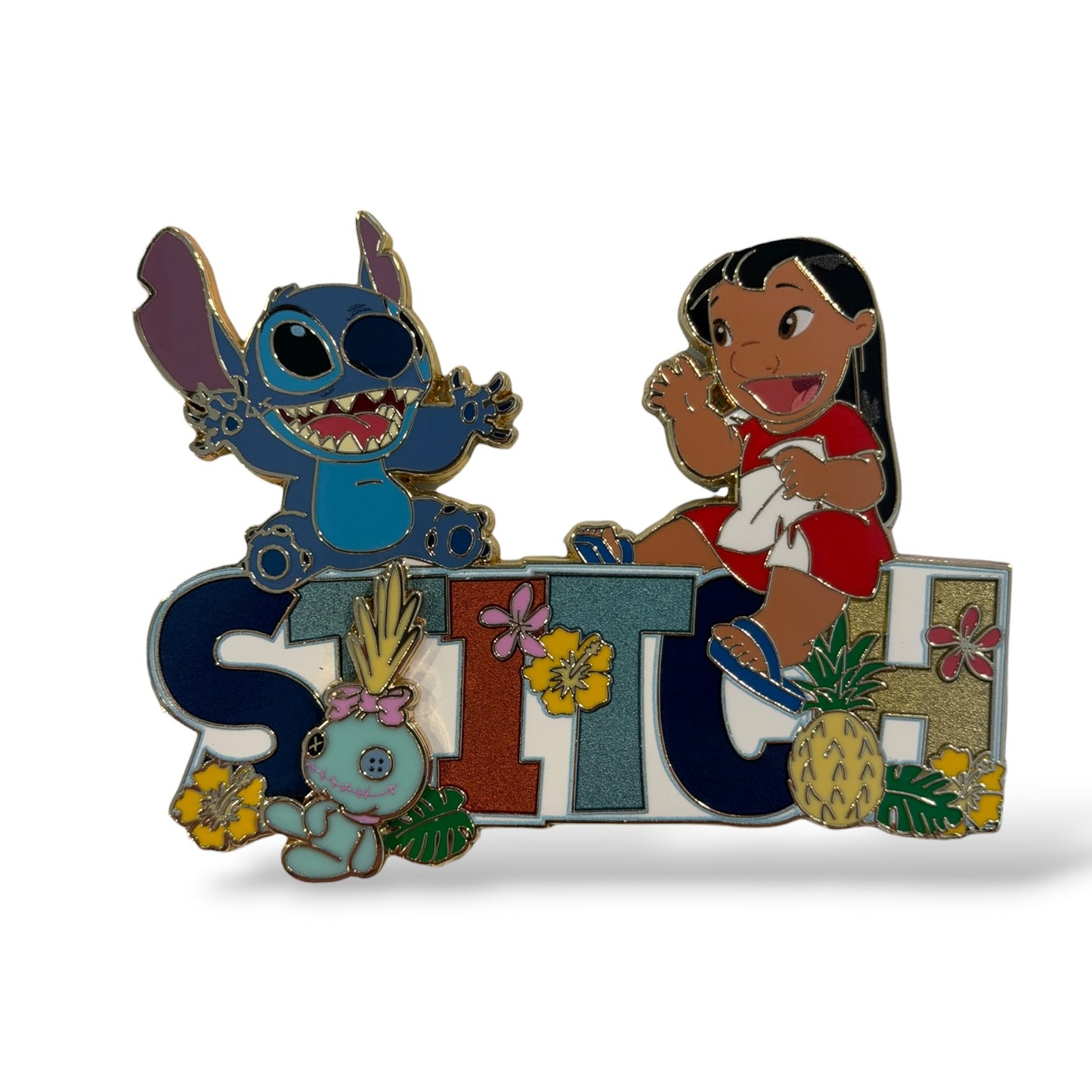 DSSH It's All in a Name Stitch and Lilo Pin