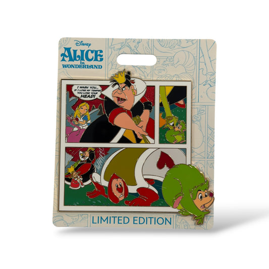 WDI Alice in Wonderland Comic Strip The Queen of Hearts Pin