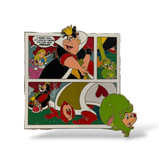 WDI Alice in Wonderland Comic Strip The Queen of Hearts Pin