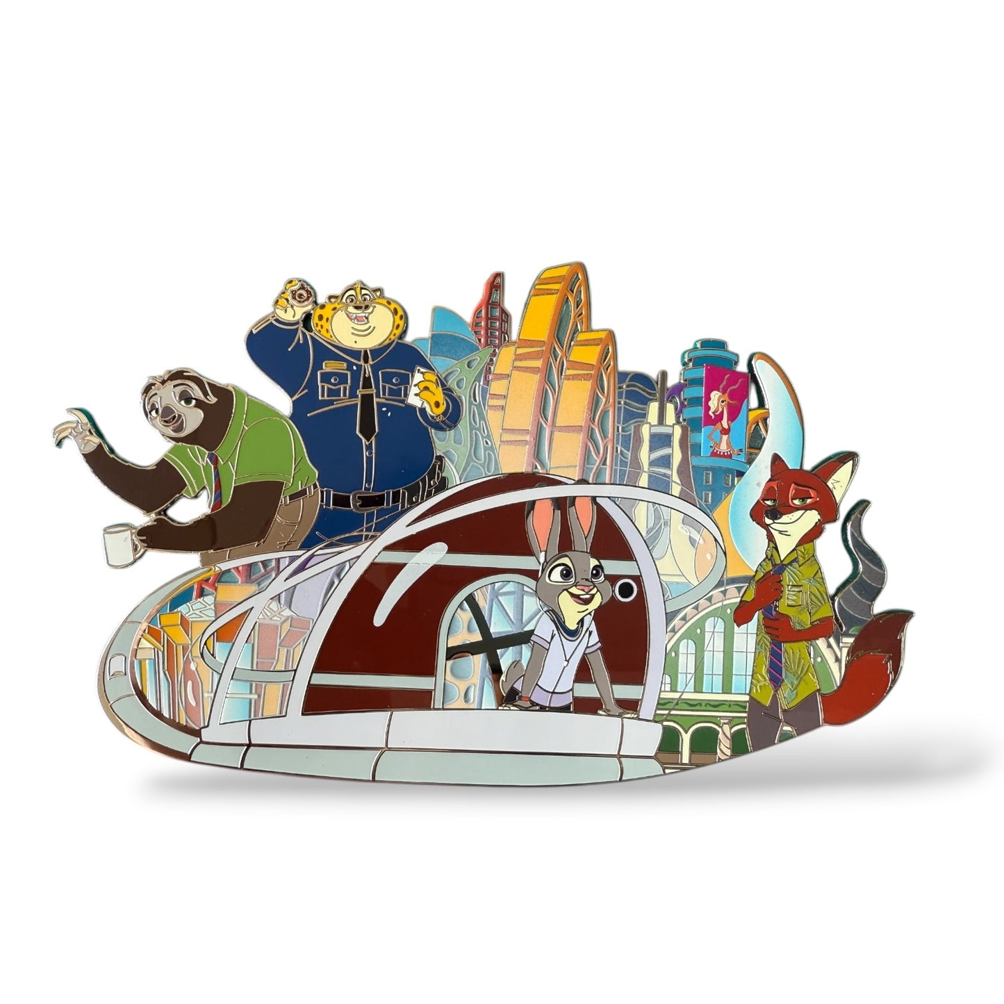 WDI Zootopia 10th Anniversary Jumbo Pin