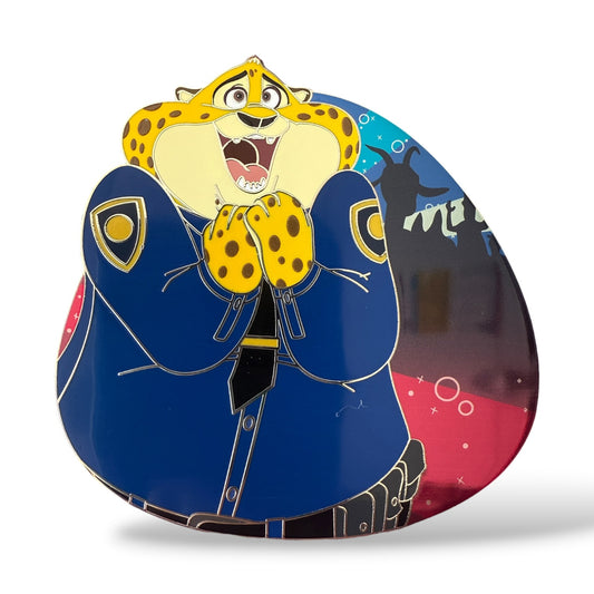 WDI Zootopia 10th Anniversary Benjamin Clawhauser Pin