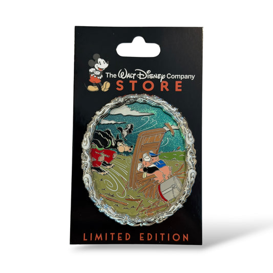 DEC Elements of Nature Collection Wind Series Big Bad Wolf and Pigs Pin