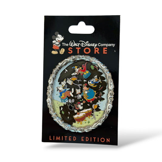 DEC Elements of Nature Collection Wind Series Mickey and Friends in a Tornado Pin