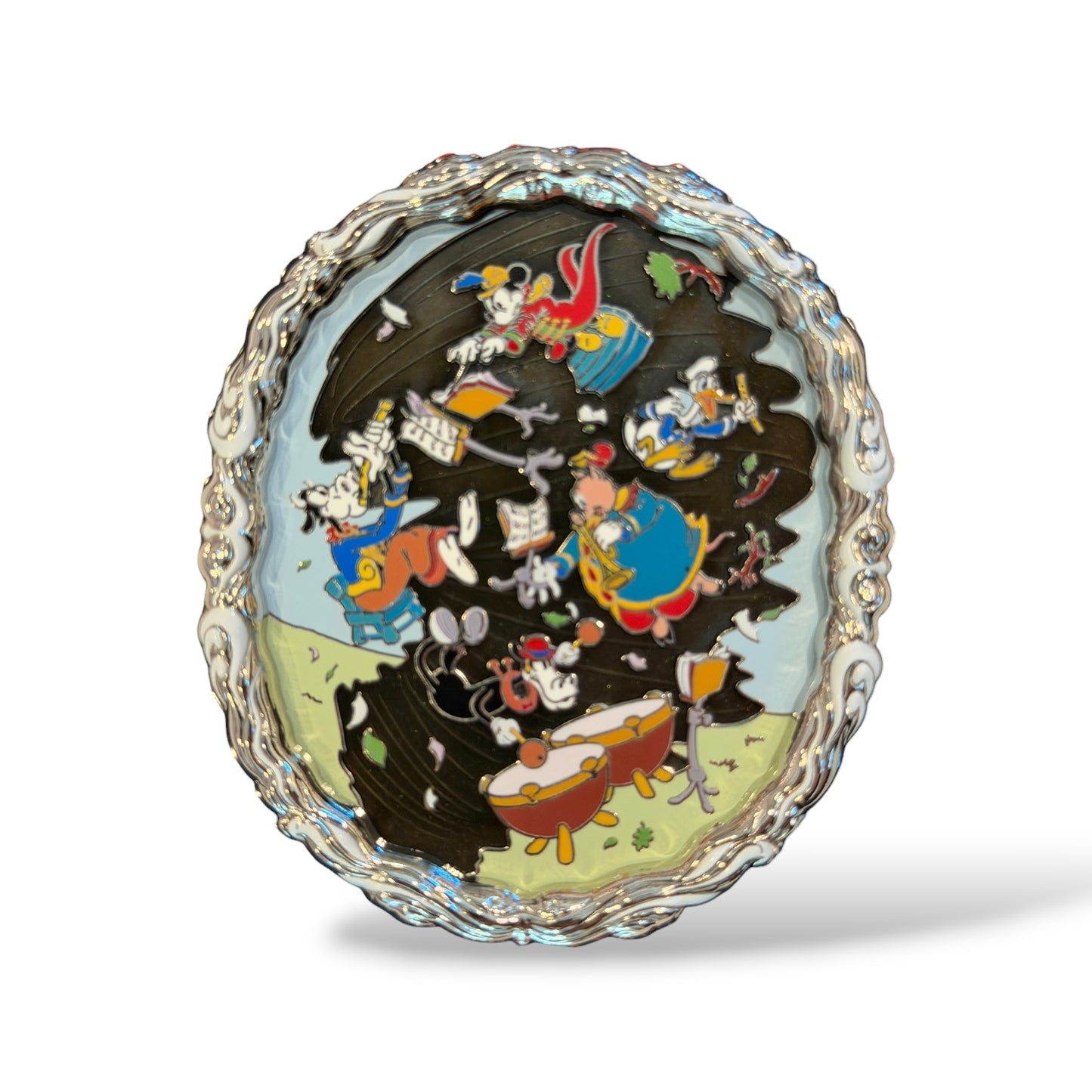 DEC Elements of Nature Collection Wind Series Mickey and Friends in a Tornado Pin