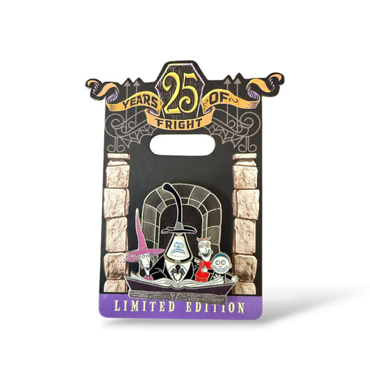 Disney Parks 25 Years of Fright Nightmare Before Christmas Mayor with Lock, Shock, and Barrel Spinner Pin