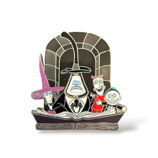 Disney Parks 25 Years of Fright Nightmare Before Christmas Mayor with Lock, Shock, and Barrel Spinner Pin