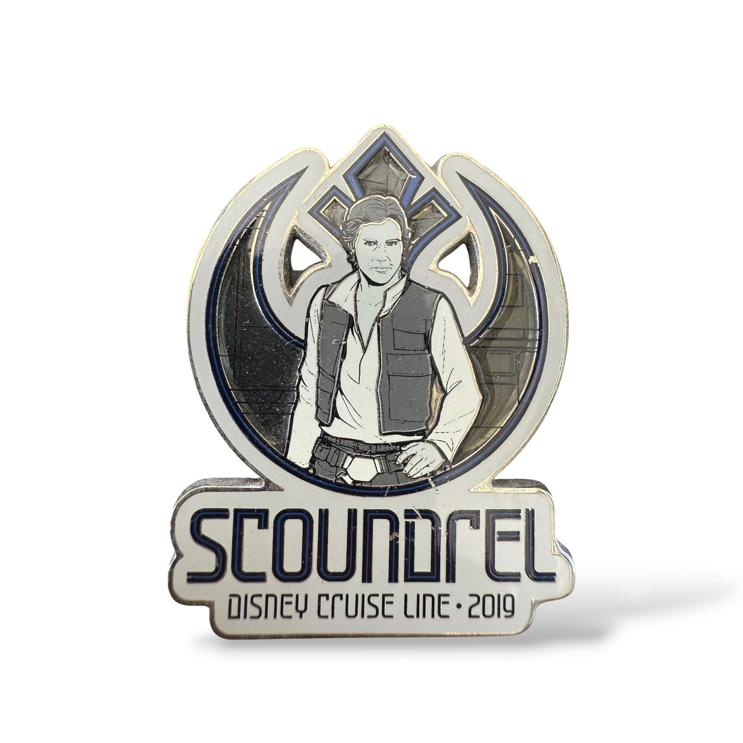 DCL Star Wars Day at Sea 2019 Scoundrel Han Solo Pin