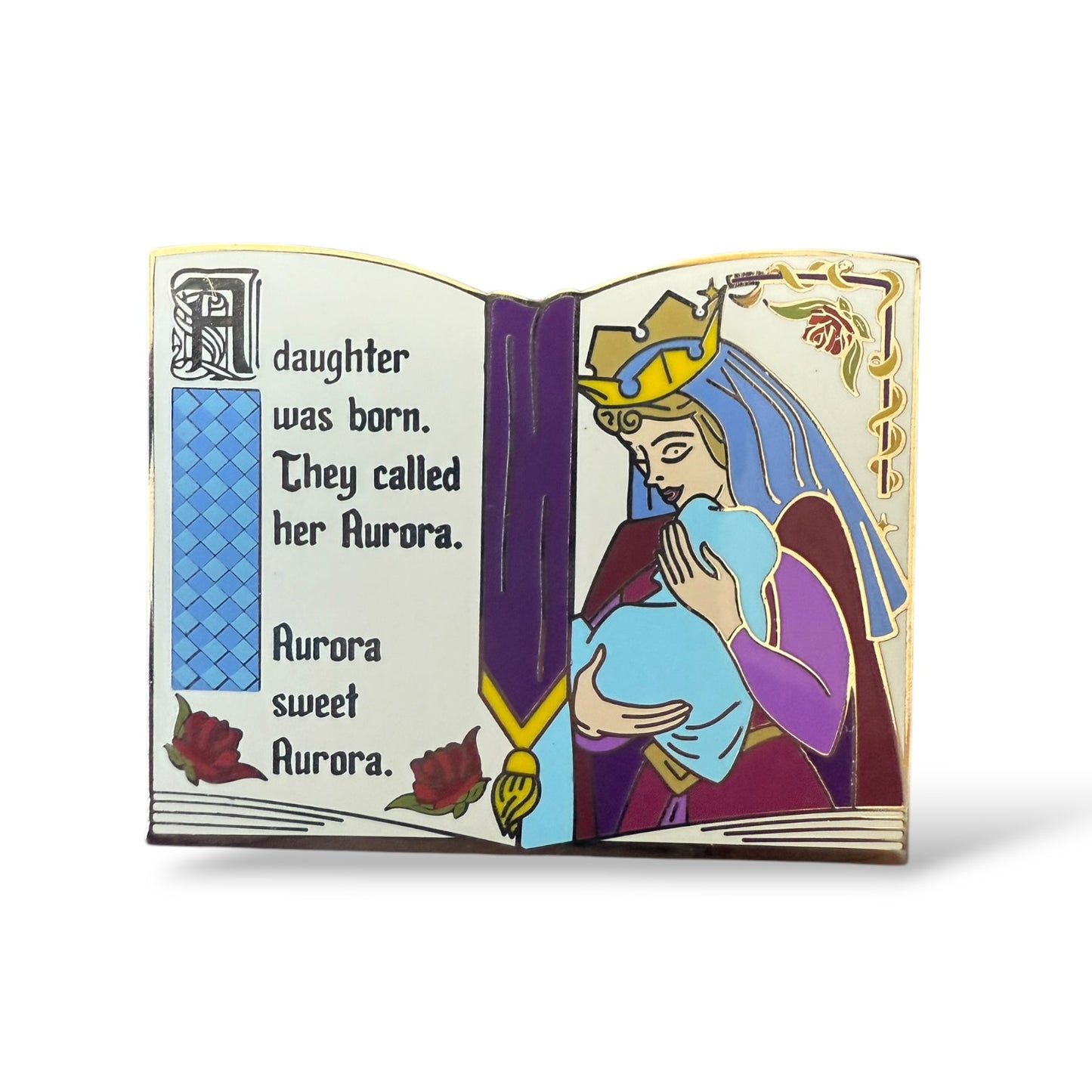 DLR Sleeping Beauty 60th Anniversary Mystery Queen Leah and Baby Aurora Pin