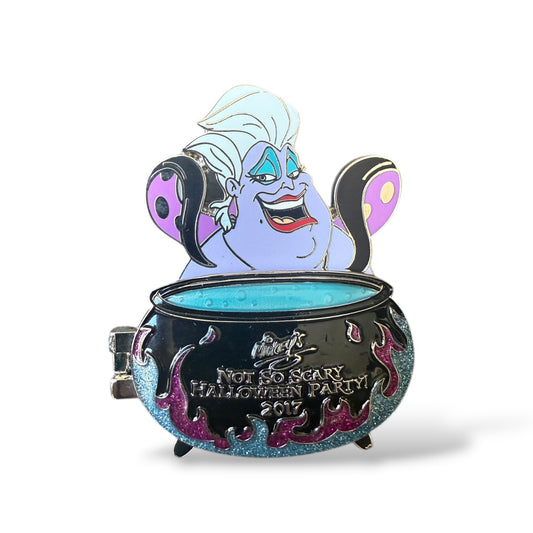 WDW Mickey's Not So Scary Halloween Party 2017 Villain Cauldron Ursula Pin