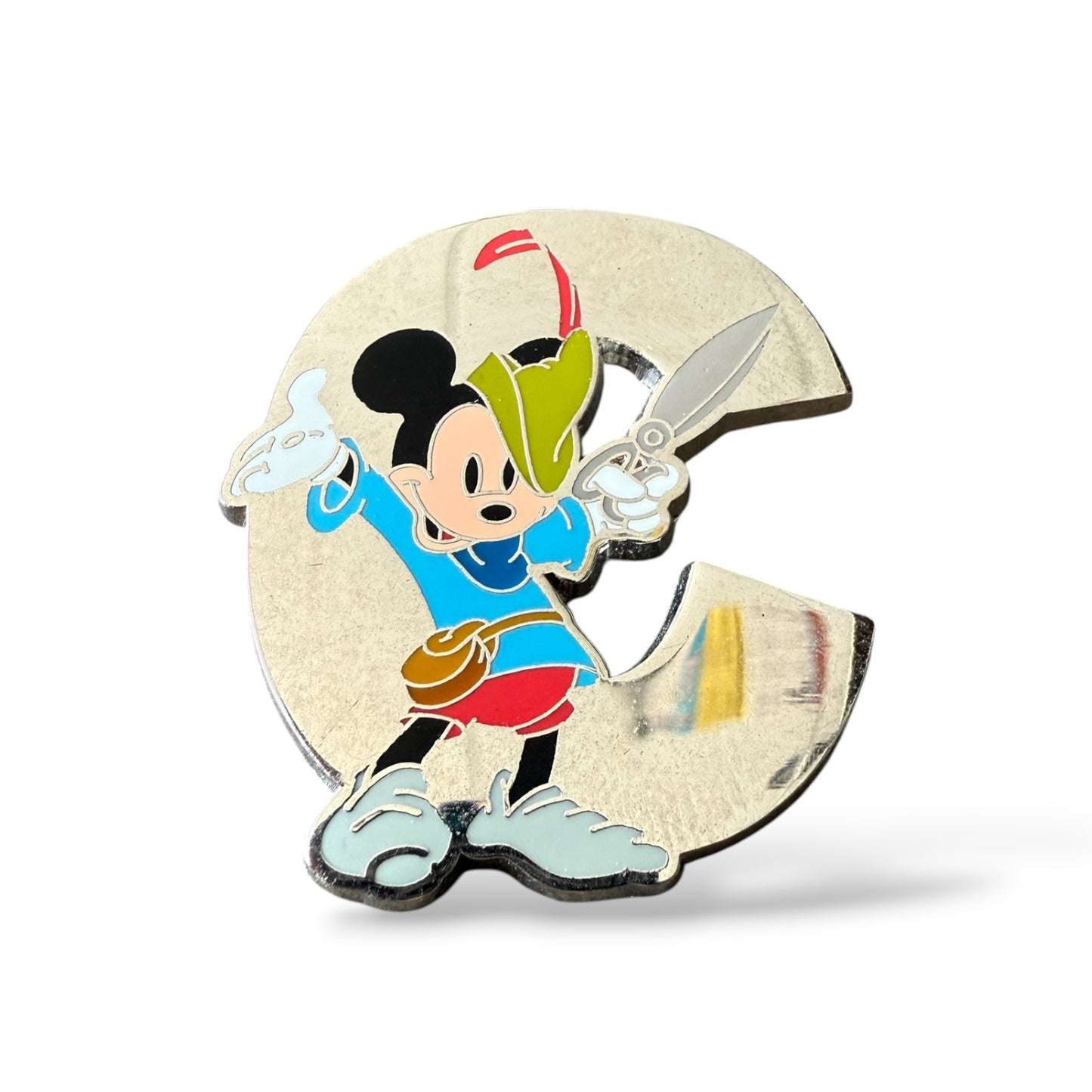 DLR Pop-Up Disney! Mickey Celebration Letter C Pin