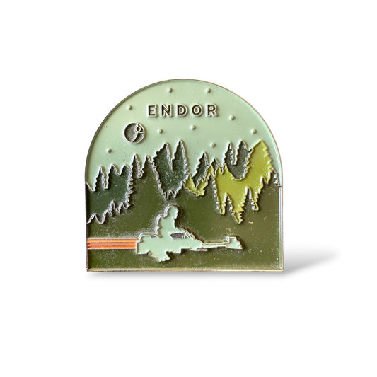 Loungefly Star Wars Galaxy Worlds Planet Endor Pin