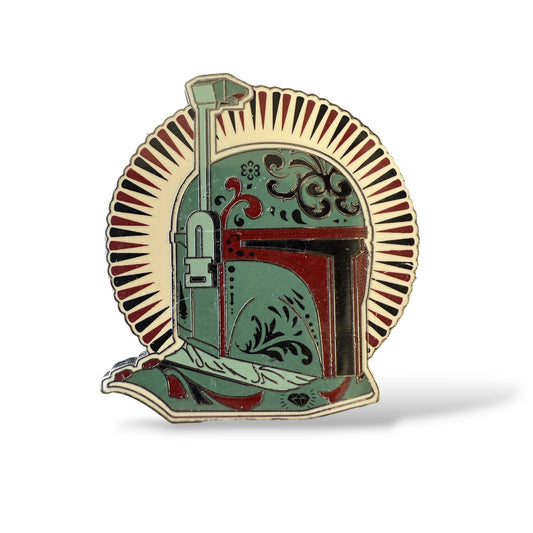 Disney Parks Star Wars Helmets Sugar Skulls Boba Fett Pin
