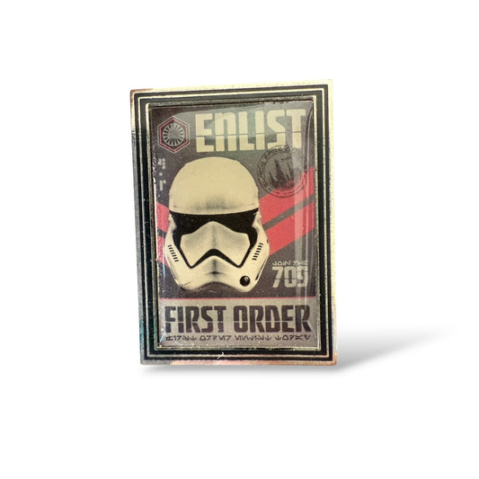 Disney Parks Star Wars: Galaxy's Edge First Order Recruitment Posters Mystery Enlist First Order Pin