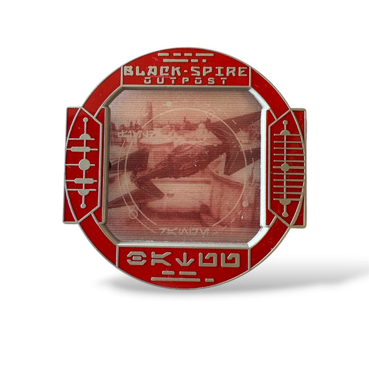 Disney Parks Star Wars Galaxy's Edge First Order Scouting Black Spire Outpost Kylo Ren's TIE Fighter Pin