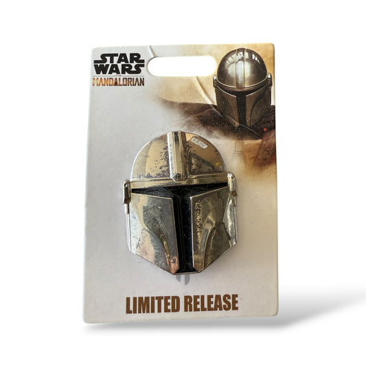 Disney Parks Star Wars The Mandalorian Din Djarin Beskar Helmet Pin