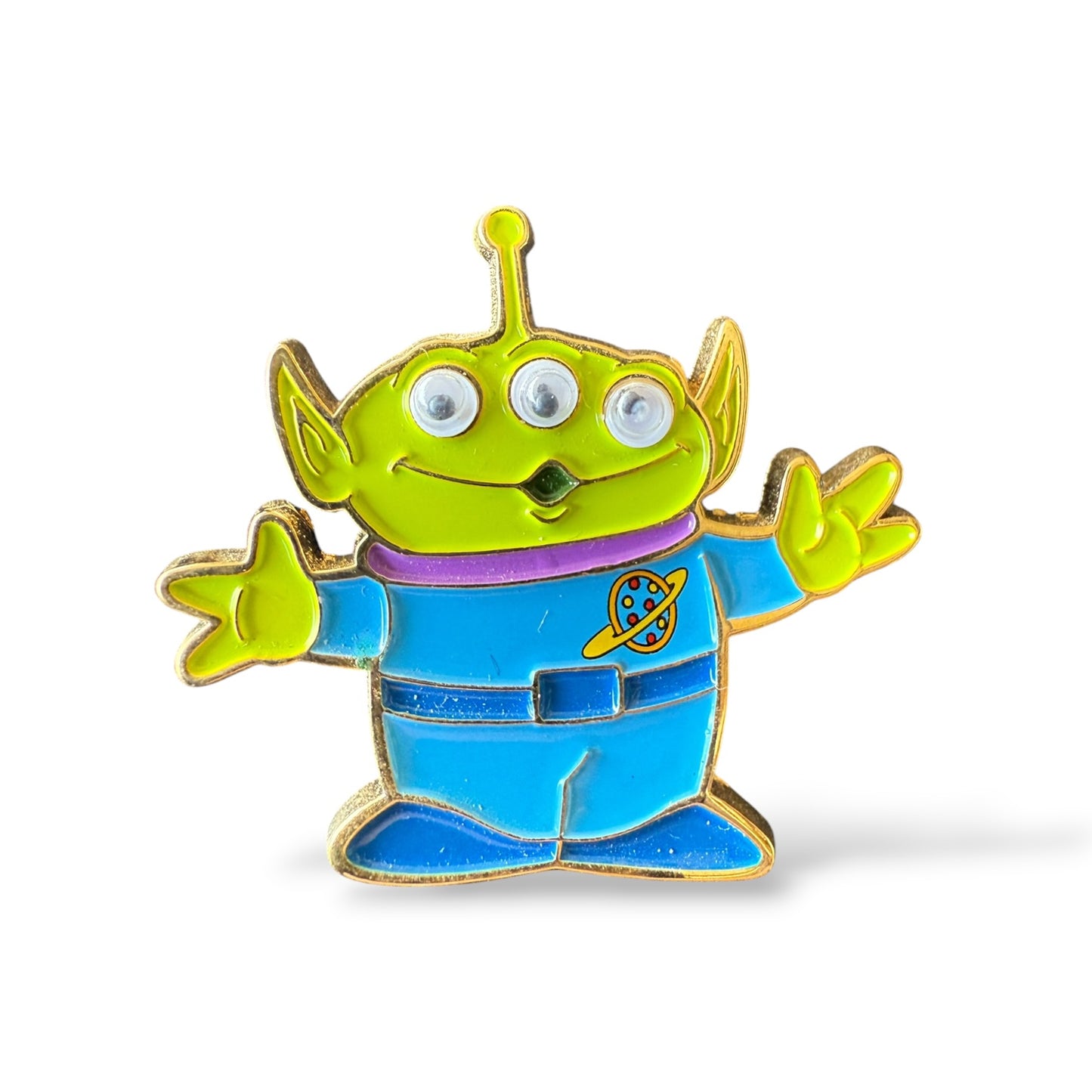 Disney Parks Toy Story Little Green Alien Googly Eyes Pin