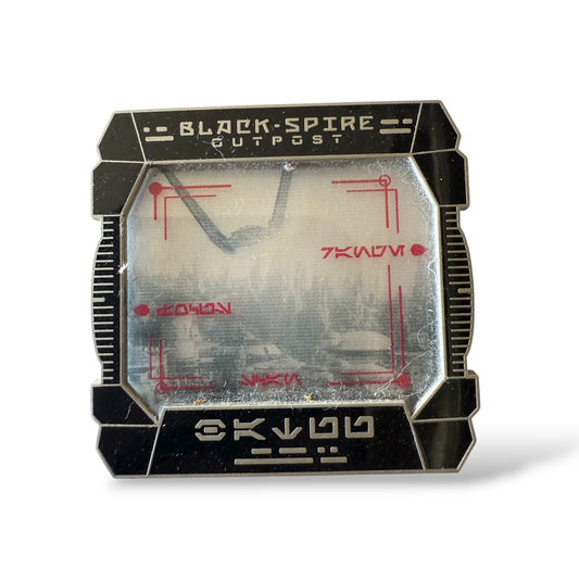 Disney Parks Star Wars Galaxy's Edge First Order Reconnaissance Black Spire Outpost Kylo Ren's Command Shuttle Pin