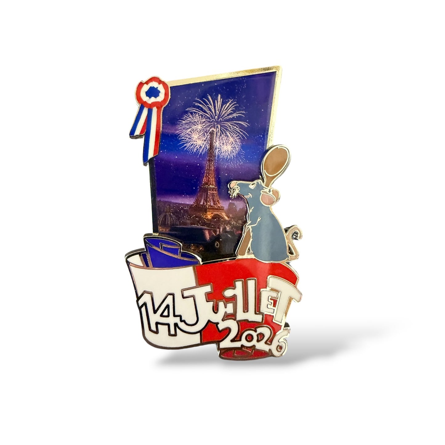 DLRP Bastille Day Remy Watching the Fireworks Pin