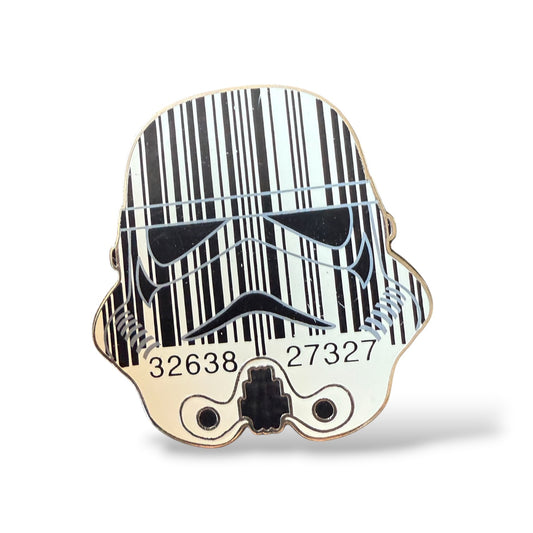 Disney Parks Star Wars Stormtrooper Helmets Mystery Barcode Pin