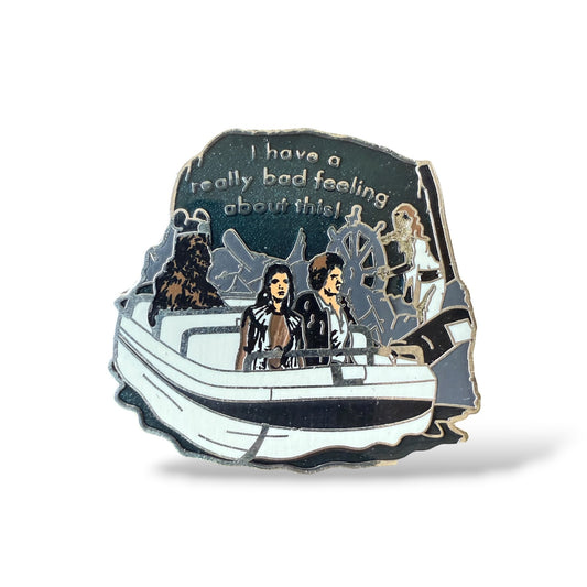 Disney Parks Star Wars In The Parks Booster Han Solo, Princess Leia and Chewbacca on Pirates of the Caribbean Pin