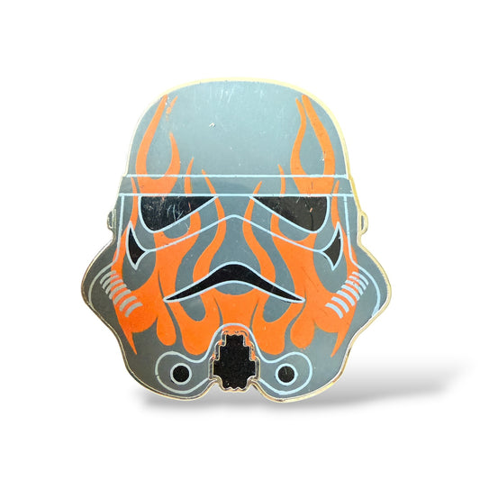 Disney Parks Star Wars Stormtrooper Helmets Mystery Red Flames Pin