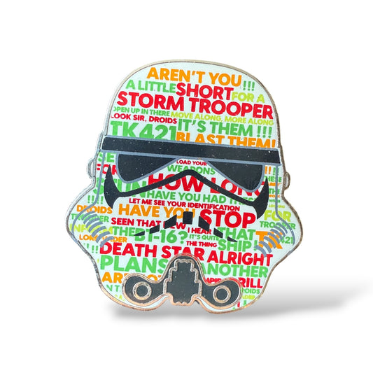 Disney Parks Star Wars Stormtrooper Helmets Mystery Quotes Pin