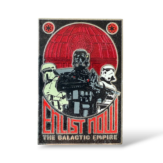 Disney Store Star Wars: Rogue One Enlist Now Empire Poster Pin