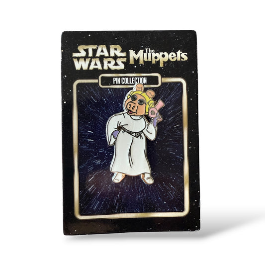 Disney Parks Star Wars Muppet Mystery Miss Piggy as Princess Leia Pin