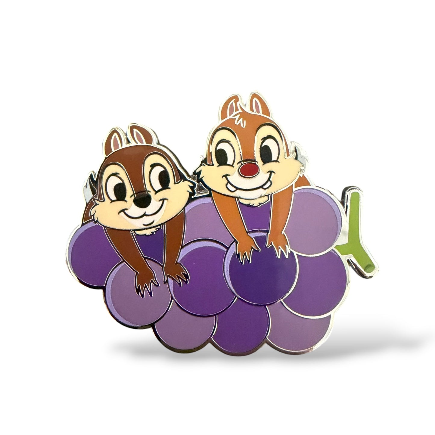 DLRP Characters with Fruit Series Chip n' Dale with Grapes Pin