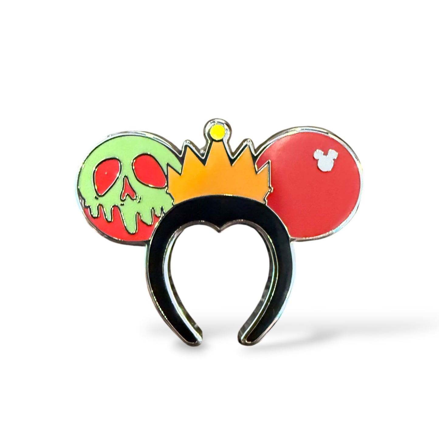 Cast Lanyard Earbands Evil Queen Hidden Mickey Pin