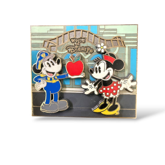 WOD NYC Mickey and Minnie in Front of the Store Pin