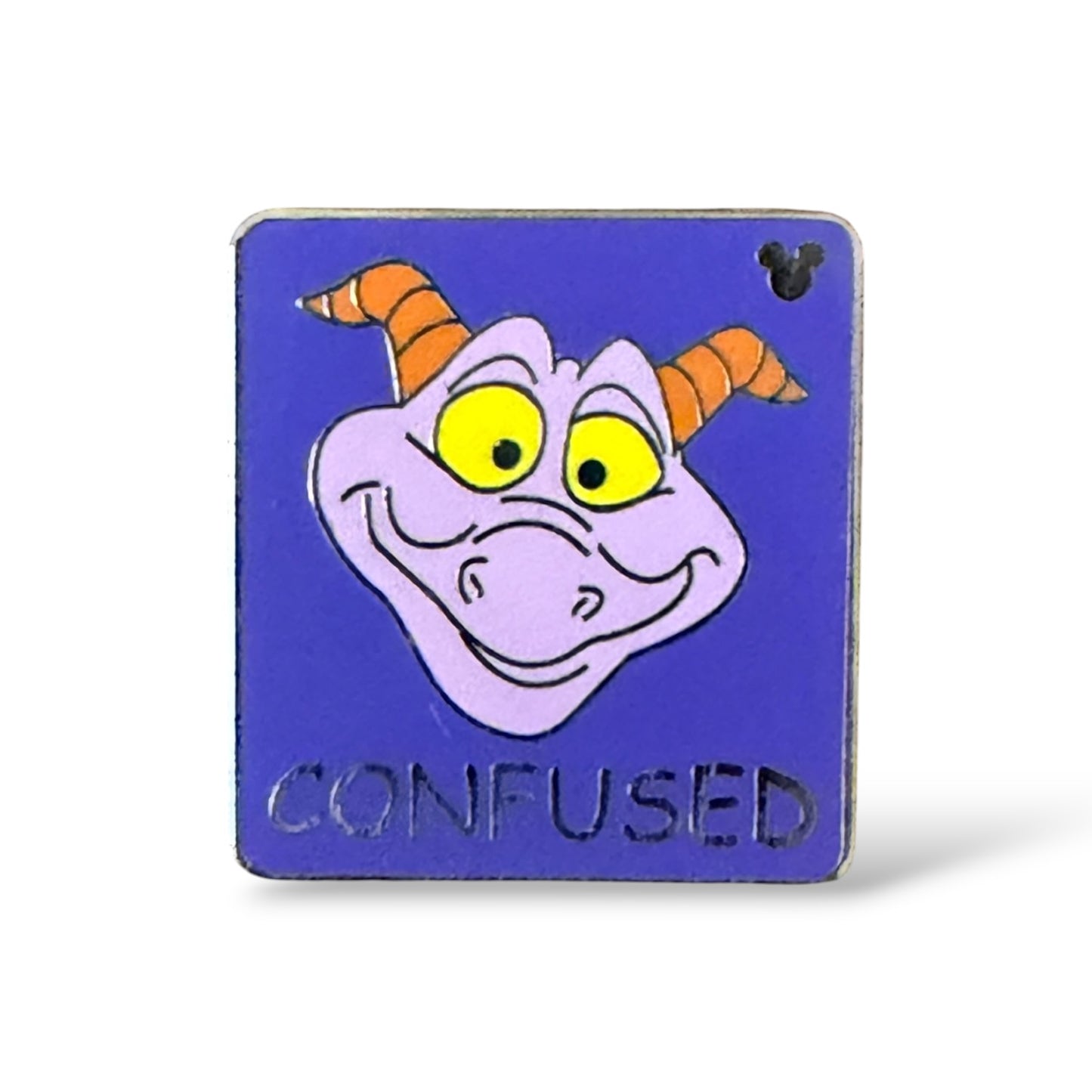 Cast Lanyard Figment Emotions Confused Hidden Mickey Pin