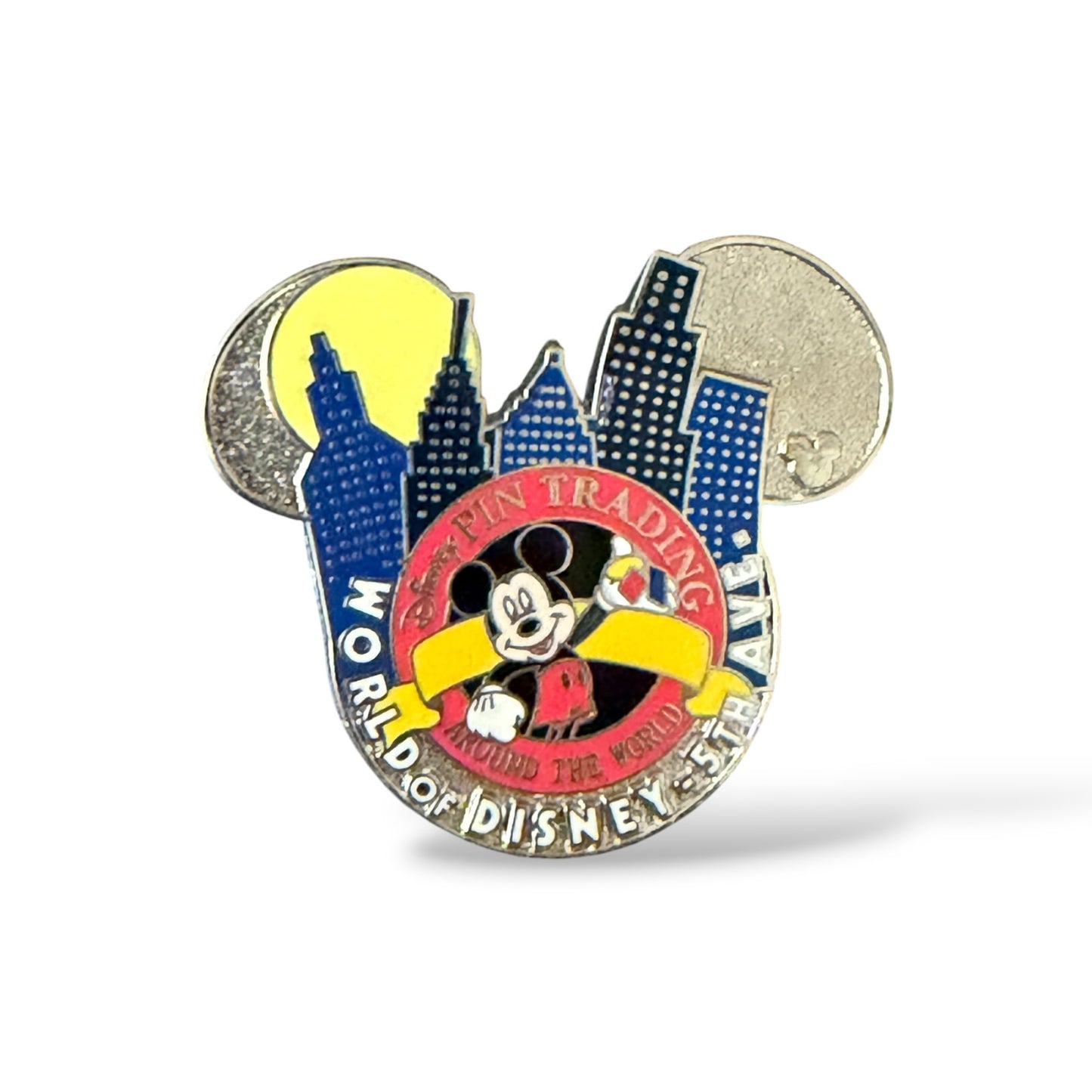 Cast Lanyard Pin Trading Logo 2007 WOD NYC Hidden Mickey Pin